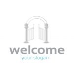 Welcome Logo – Open Gates with Arch